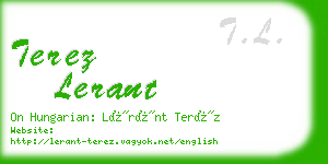 terez lerant business card